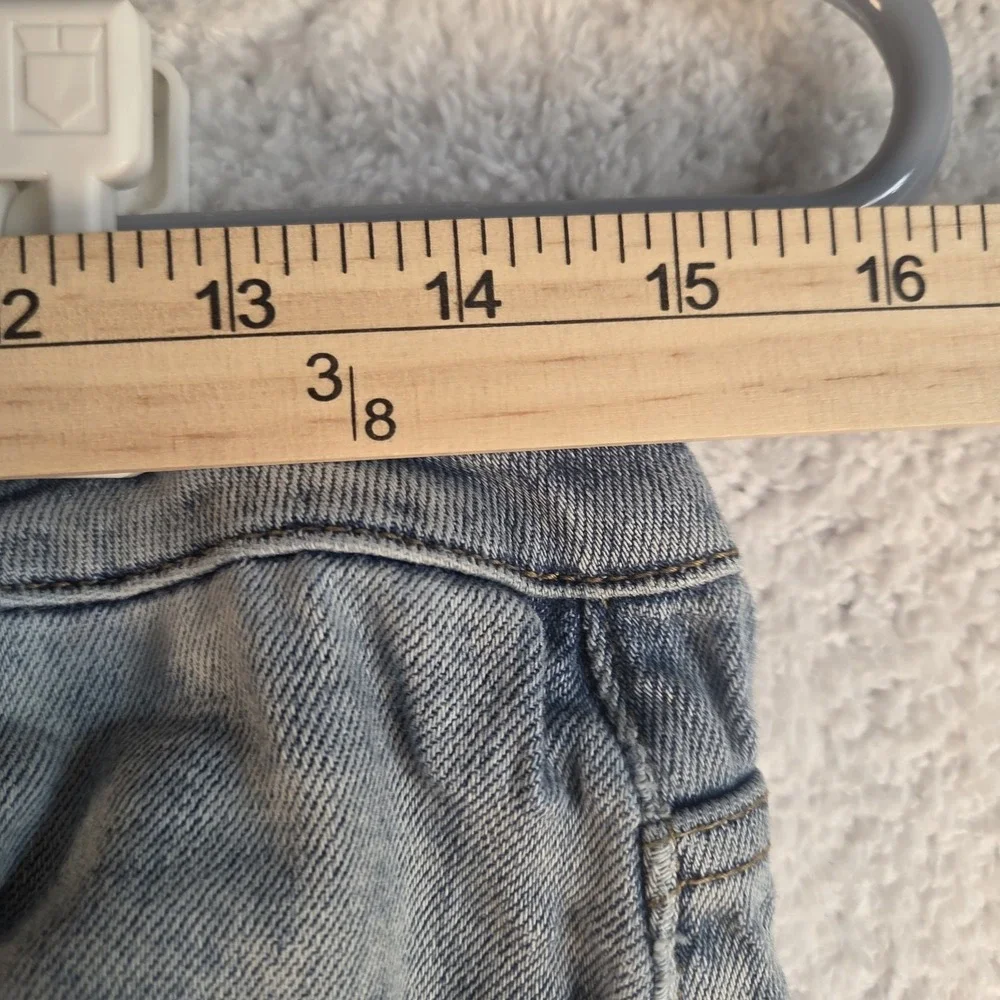 Serenade Mens Light Wash Cargo Jeans Slim Fit Size 30 Distressed